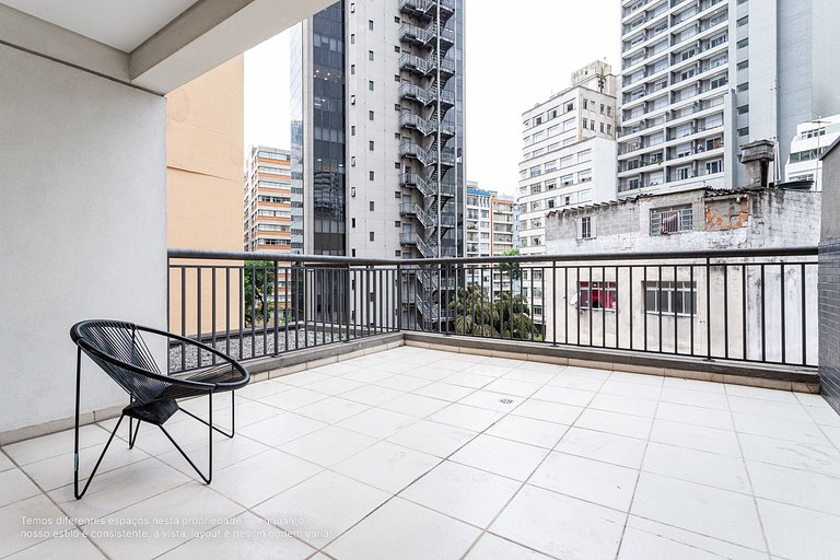 Ap novo em prédio completo próximo à liberdade