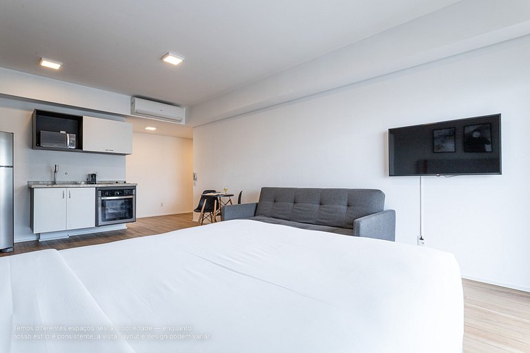 Studio na Bela Vista | Piscina | Próximo ao metrô