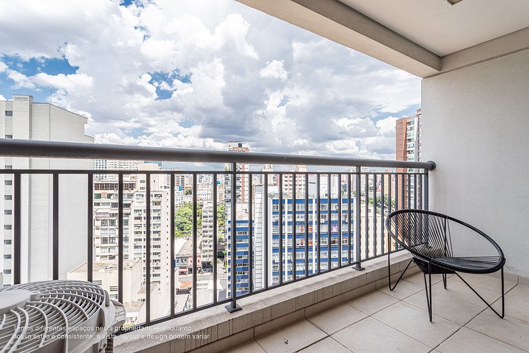 Studio na Bela Vista | Piscina | Próximo ao metrô