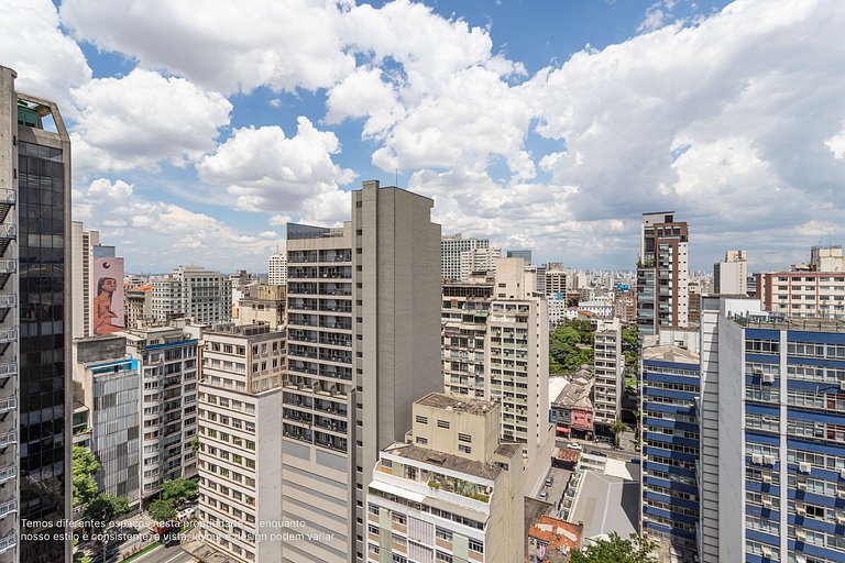 Studio completo e novo em prédio próximo ao metrô