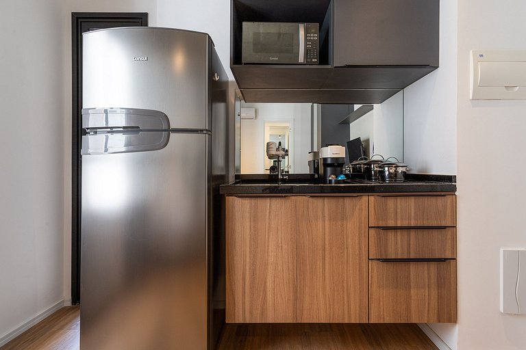 Estúdio a passos da Paulista, Prédio recém-lançado