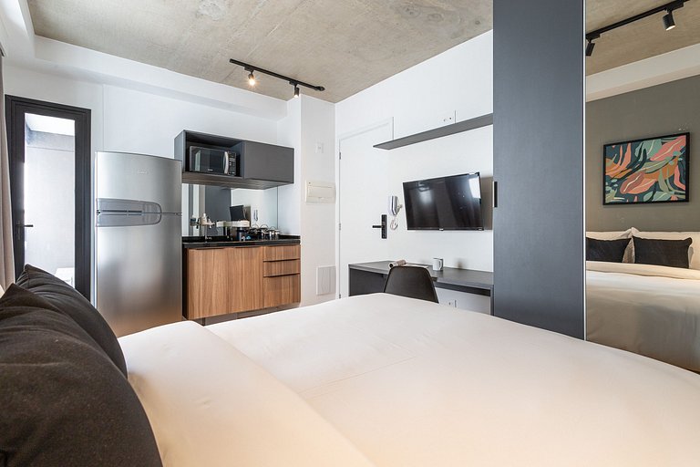 Estúdio a passos da Paulista, Prédio recém-lançado