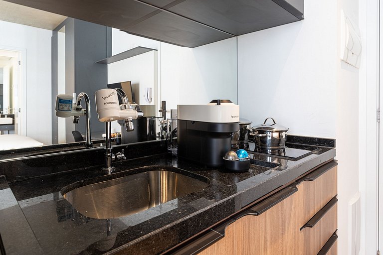 Estúdio a passos da Paulista, Prédio recém-lançado