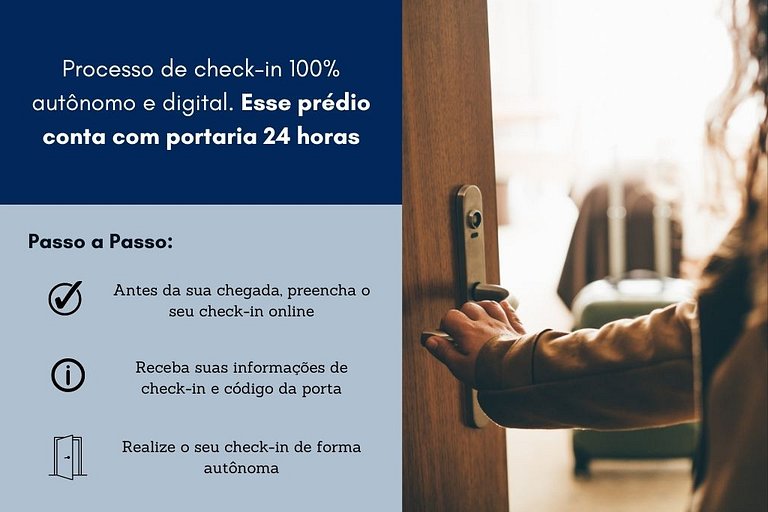 Estúdio funcional em prédio completo na Bela Vista