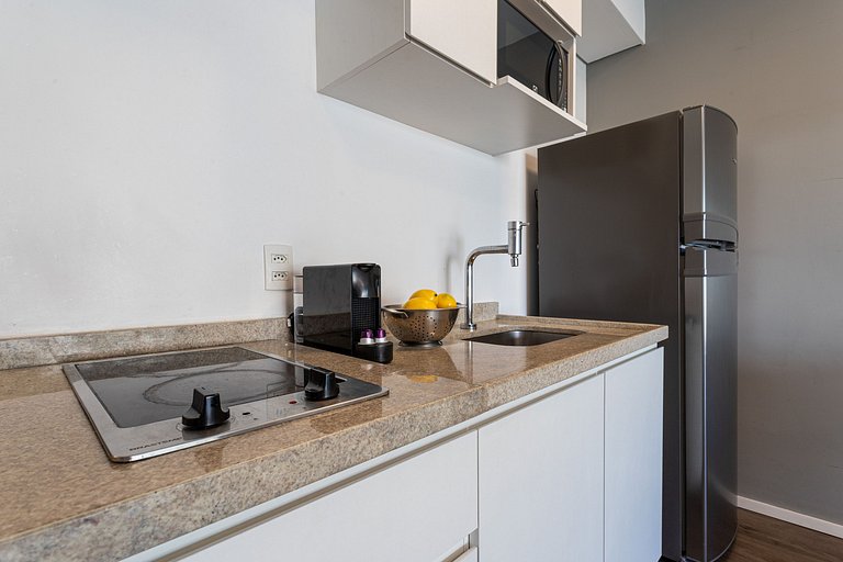 Studio funcional em prédio completo na Bela Vista