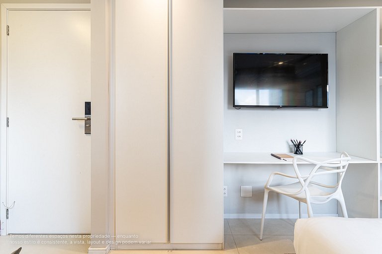Studio em prédio moderno próximo ao Pq Ibirapuera