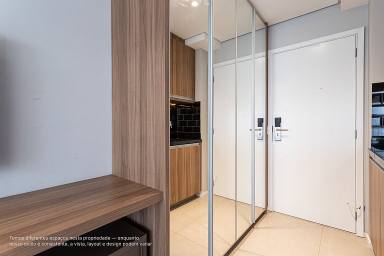 Studio em prédio moderno próximo ao Pq Ibirapuera
