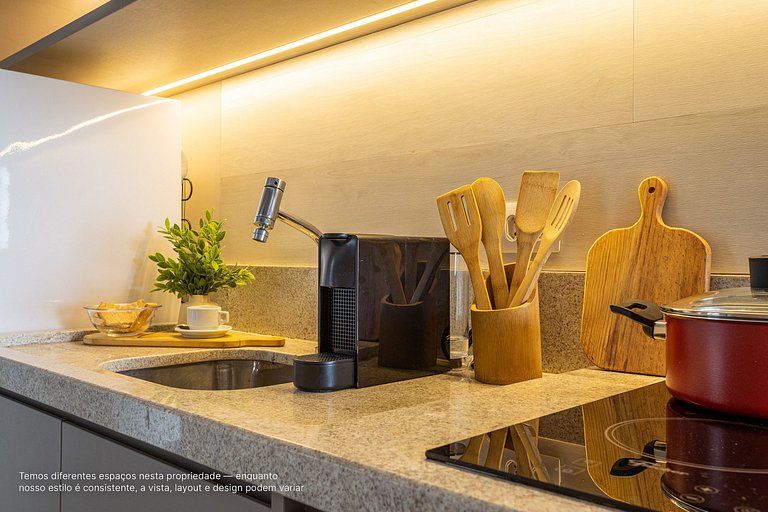 Studio incrível a 2 minutos da Paulista