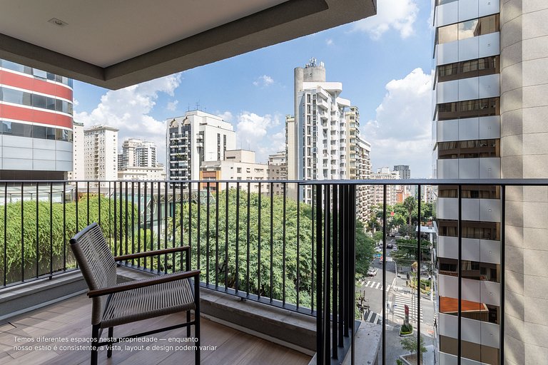 Studio incrível a 2 minutos da Paulista