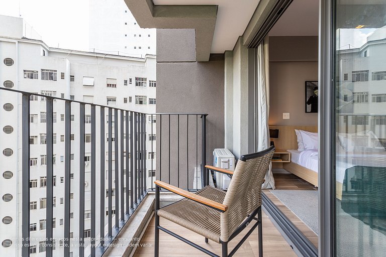 Studio incrível a 2 minutos da Paulista
