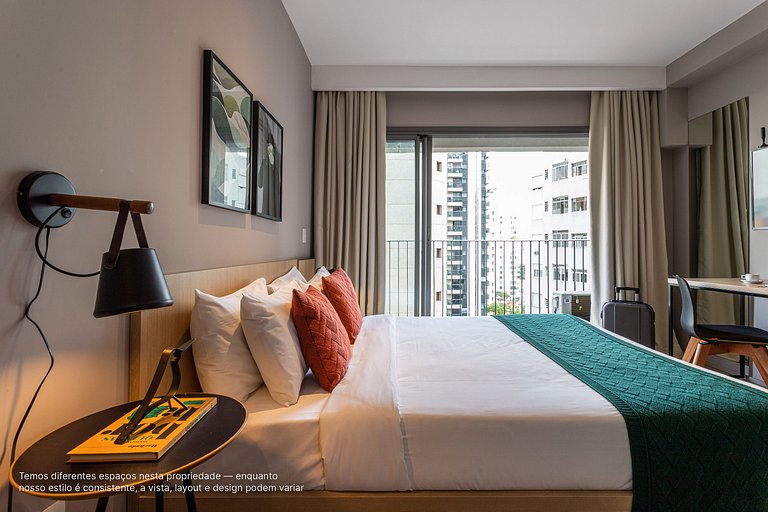 Studio Funcional na Haddock Lobo |Próx Av Paulista