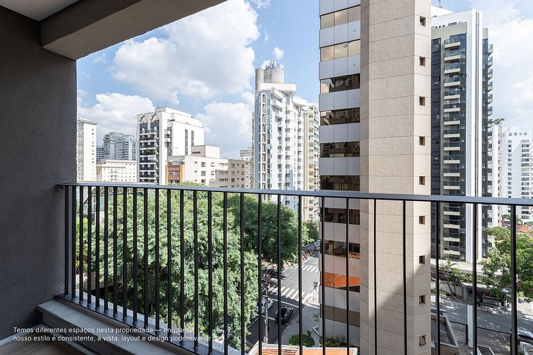 Studio Funcional na Haddock Lobo |Próx Av Paulista