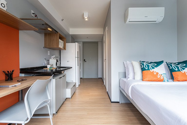 Studio adaptado PNE próximo à PUC e Allianz Parque