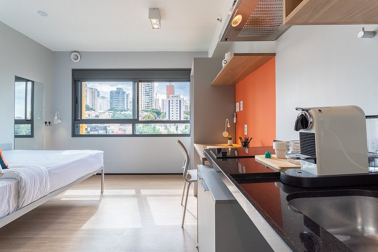 Studio adaptado PNE próximo à PUC e Allianz Parque