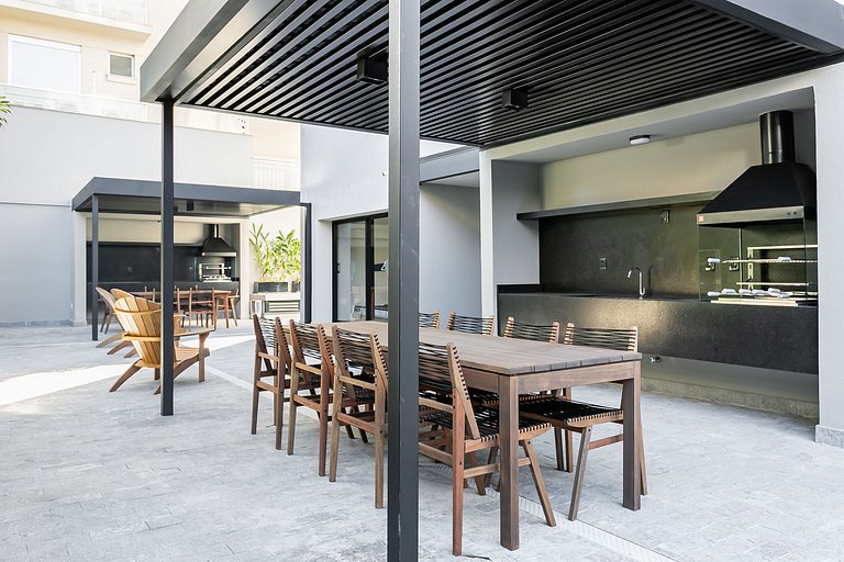 Studios renovados com cama King no Centro