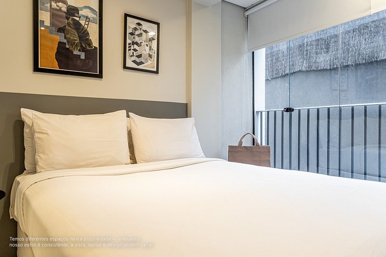 Estúdio em prédio moderno próximo ao Pq Ibirapuera