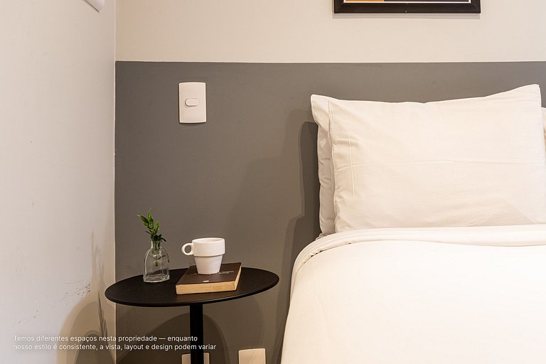 Estúdio em prédio moderno próximo ao Pq Ibirapuera