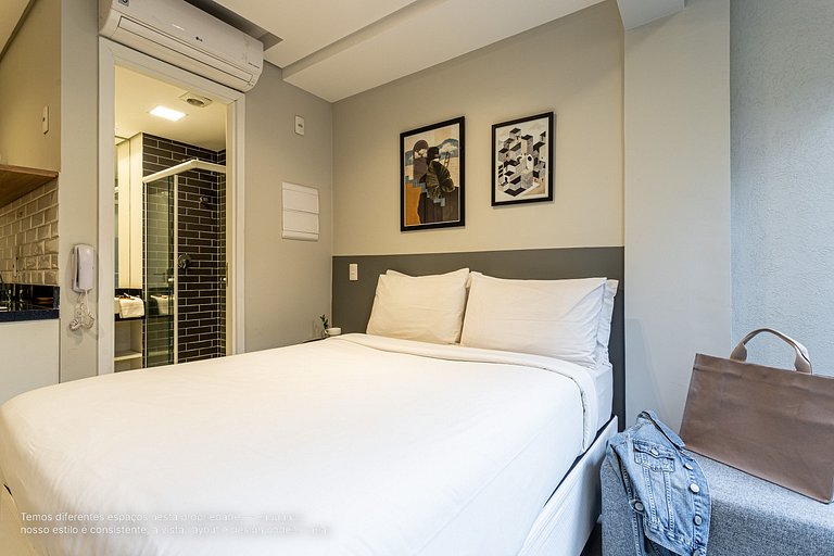 Estúdio em prédio moderno próximo ao Pq Ibirapuera