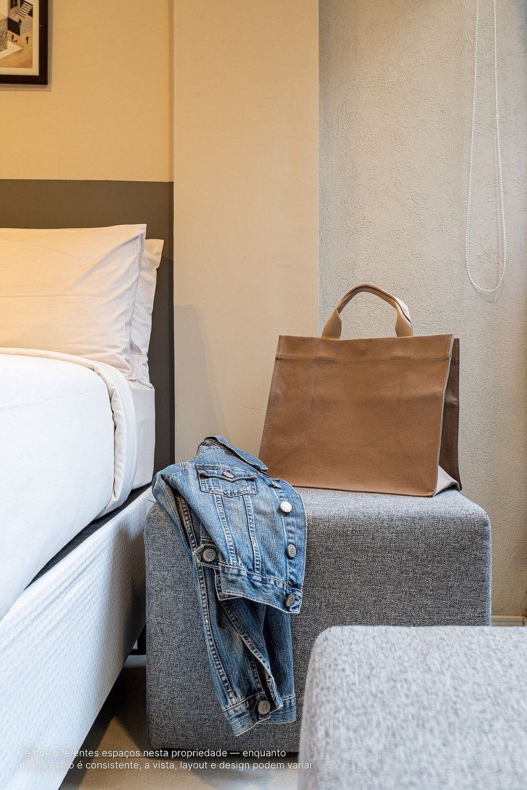 Estúdio em prédio moderno próximo ao Pq Ibirapuera