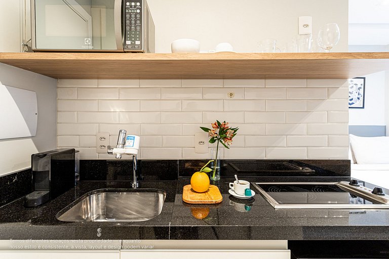 Estúdio em prédio moderno próximo ao Pq Ibirapuera