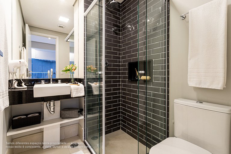 Estúdio em prédio moderno próximo ao Pq Ibirapuera