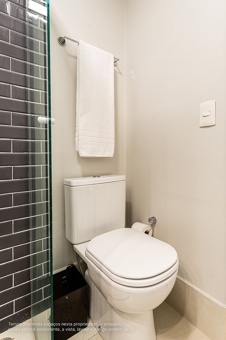 Estúdio em prédio moderno próximo ao Pq Ibirapuera