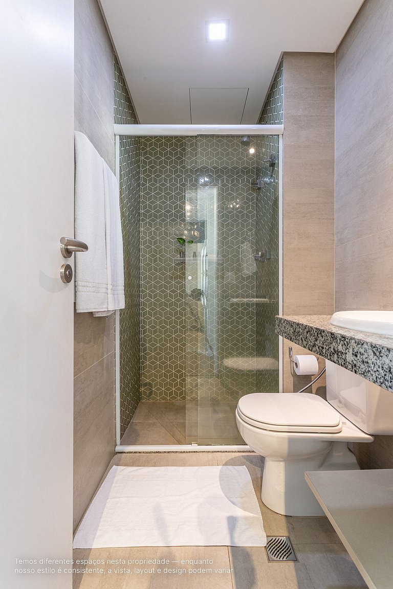 Studio c varanda, cama queen próx ao Pq Ibirapuera