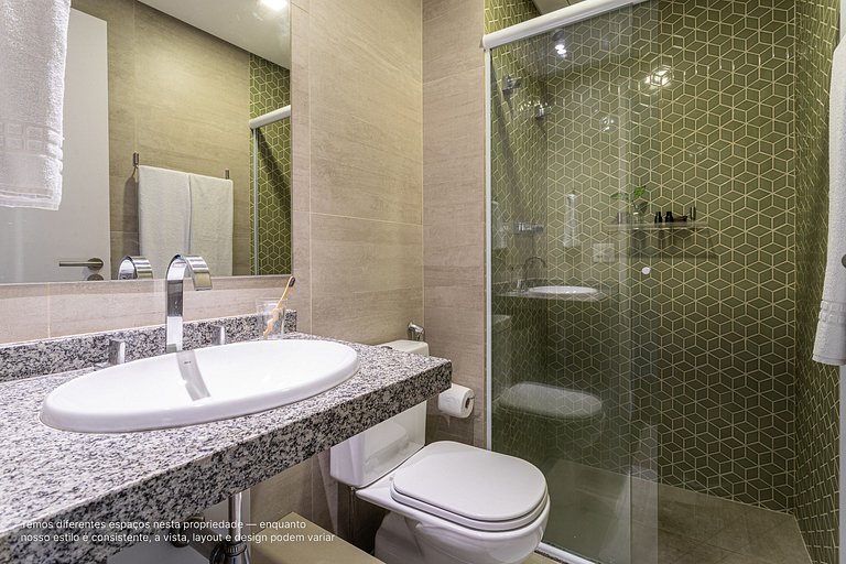 Conforto e design | Studio bem localizado na Z Sul