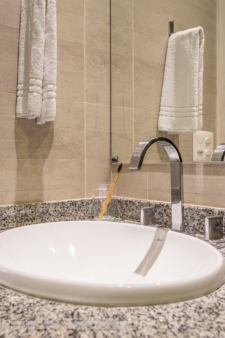 Conforto e design | Studio bem localizado na Z Sul