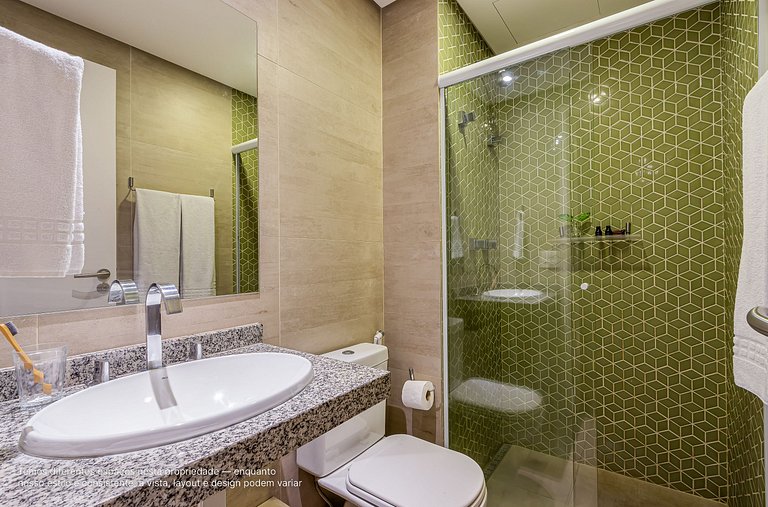 Studio c varanda, cama queen |Próx Pq ibirapuera