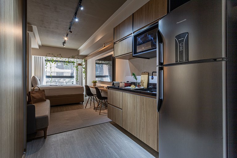 Studio em prédio moderno próximo ao Pq Ibirapuera