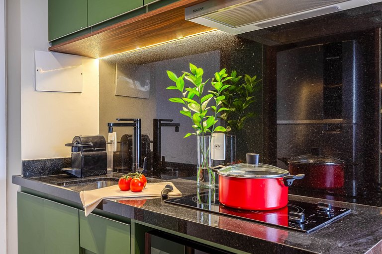 Ap com cozinha, novo proximo ao parque ibirapuera