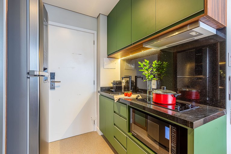 Ap com cozinha, novo proximo ao parque ibirapuera