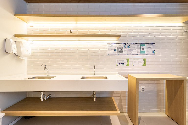 Estúdio em prédio novíssimo próximo à Paulista