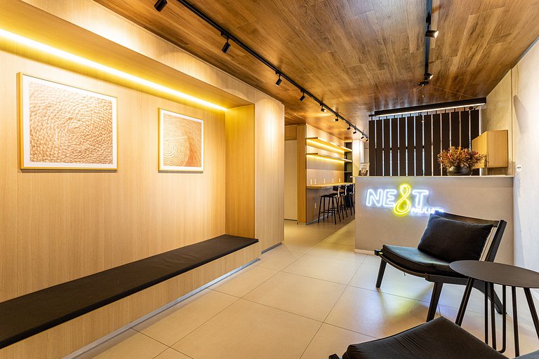 Estúdio em prédio novíssimo próximo à Paulista