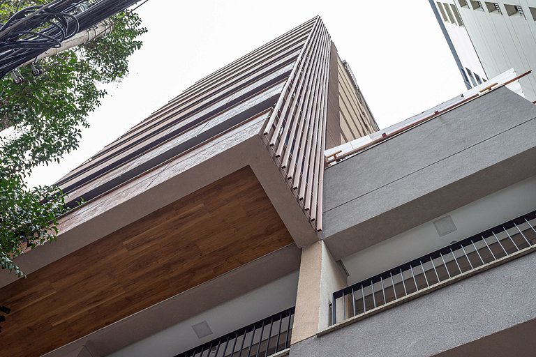 Studio a passos da Paulista, Prédio recém-lançado