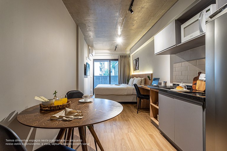 Estúdio a passos da Paulista, Prédio recém-lançado