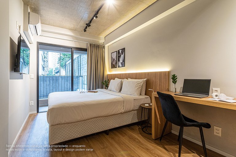 Estúdio a passos da Paulista, Prédio recém-lançado