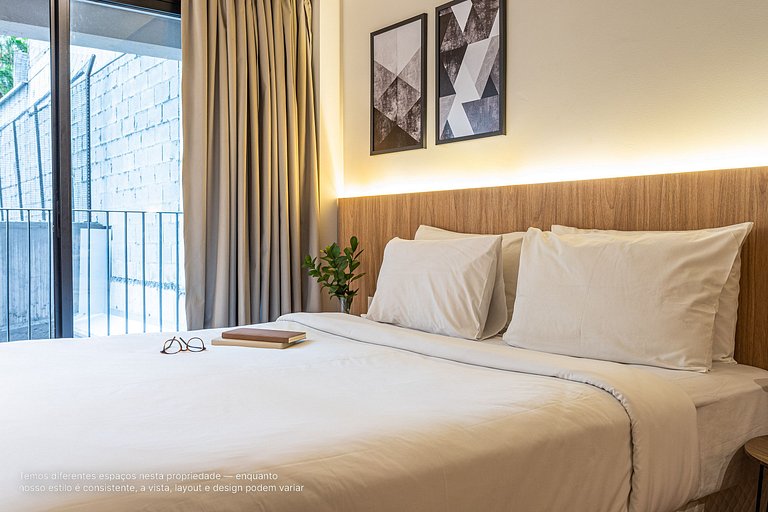 Estúdio a passos da Paulista, Prédio recém-lançado