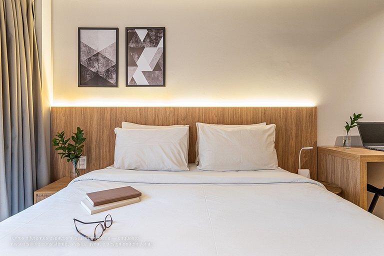 Estúdio a passos da Paulista, Prédio recém-lançado