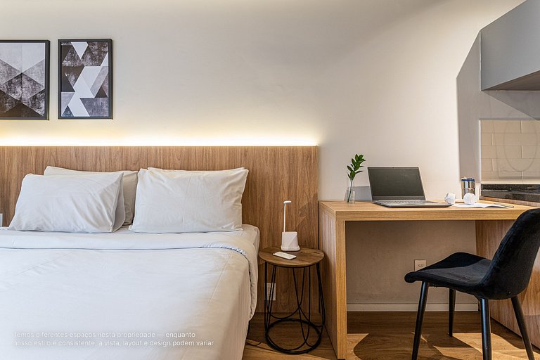 Estúdio a passos da Paulista, Prédio recém-lançado