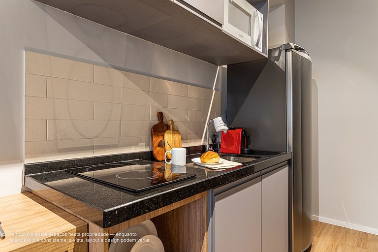 Estúdio a passos da Paulista, Prédio recém-lançado