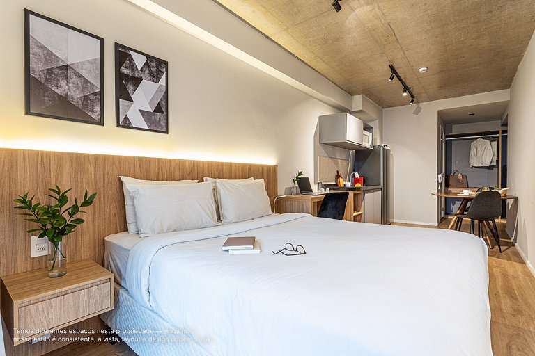 Estúdio a passos da Paulista, Prédio recém-lançado