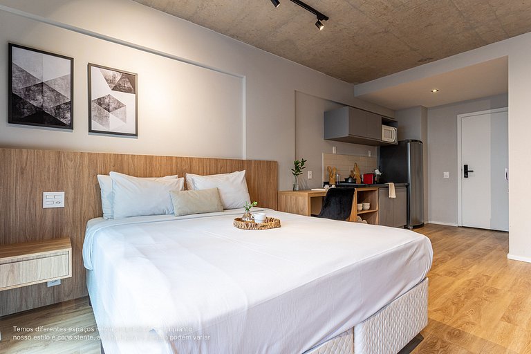 Estúdio em prédio novíssimo próximo à Paulista