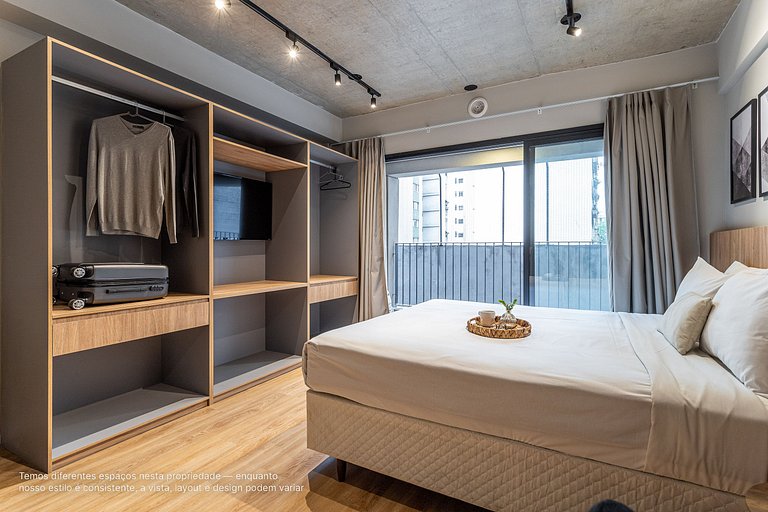 Estúdio em prédio novíssimo próximo à Paulista