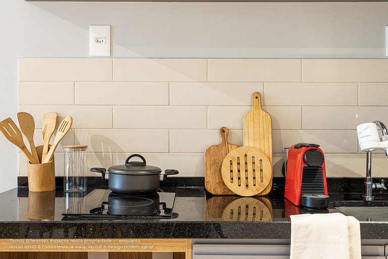 Estúdio em prédio novíssimo próximo à Paulista