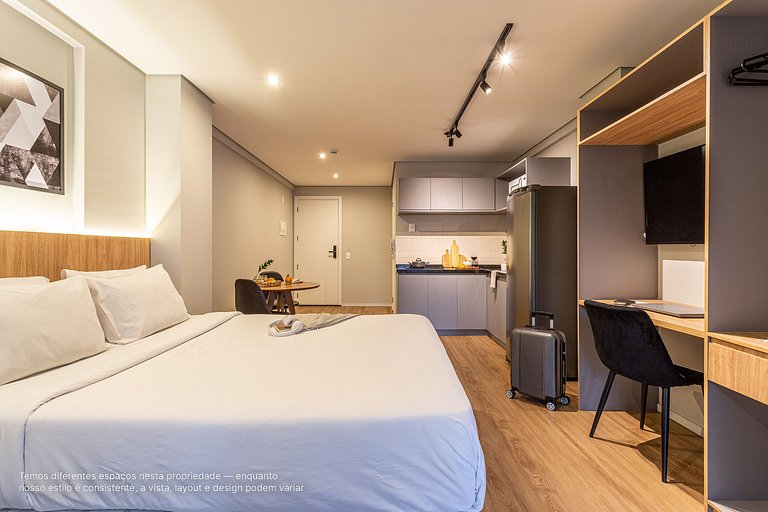 Studio em prédio lançamento a metros da Paulista