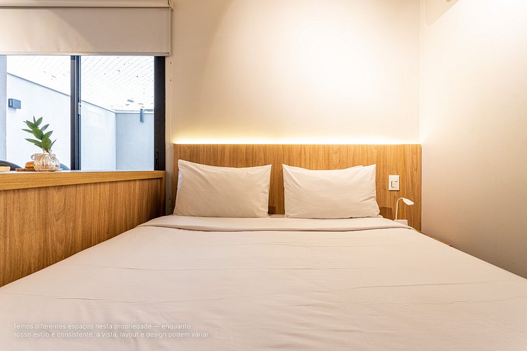 Estúdio novo c/ área externa ao lado da Paulista