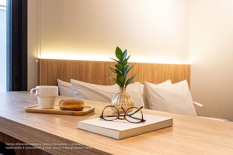 Estúdio novo c/ área externa ao lado da Paulista