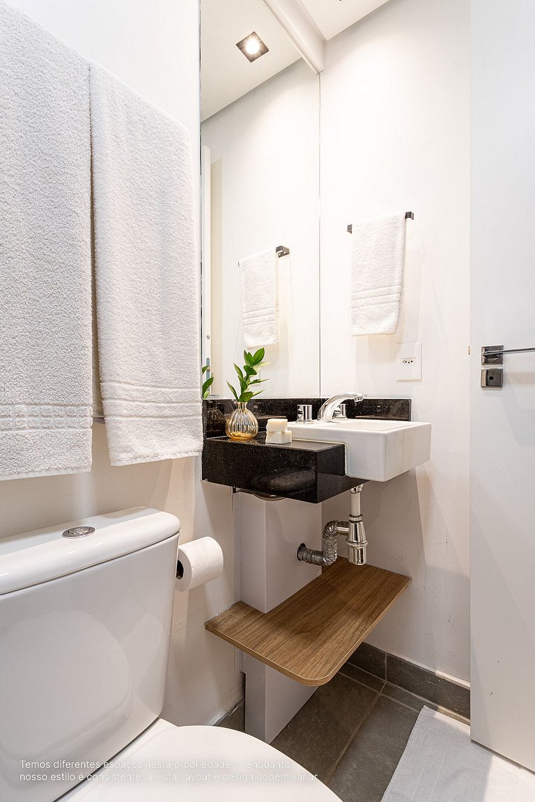 Estúdio novo c/ área externa ao lado da Paulista